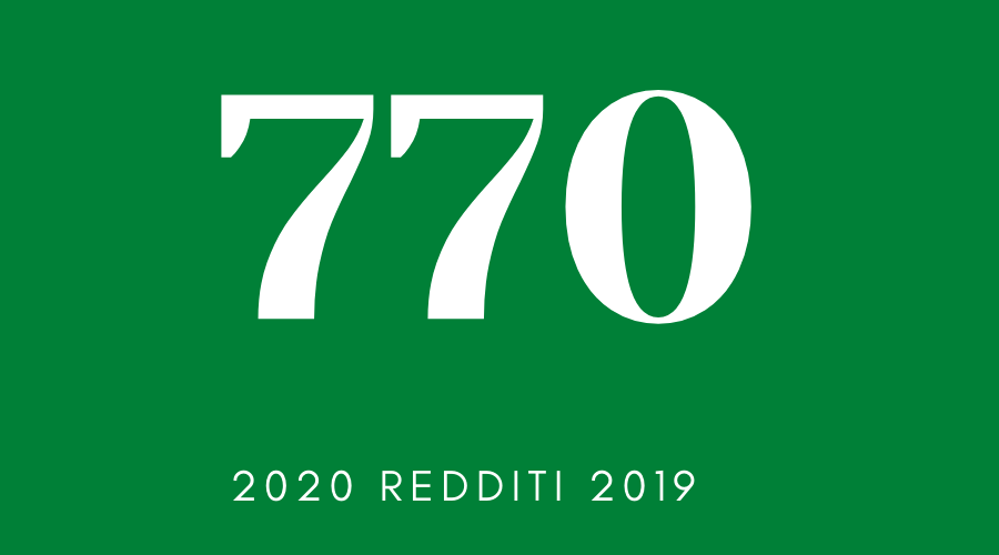 Modello 770/2020 - Redigo.info