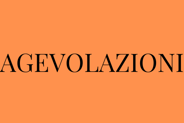 agevolazioni - redigo
