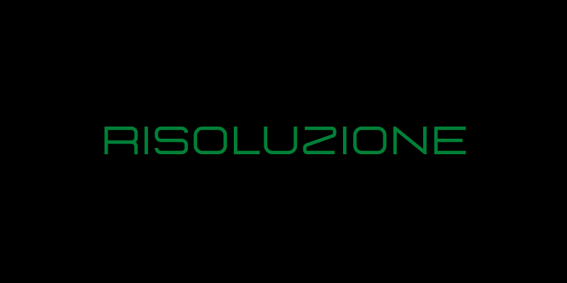 risoluzione - redigo