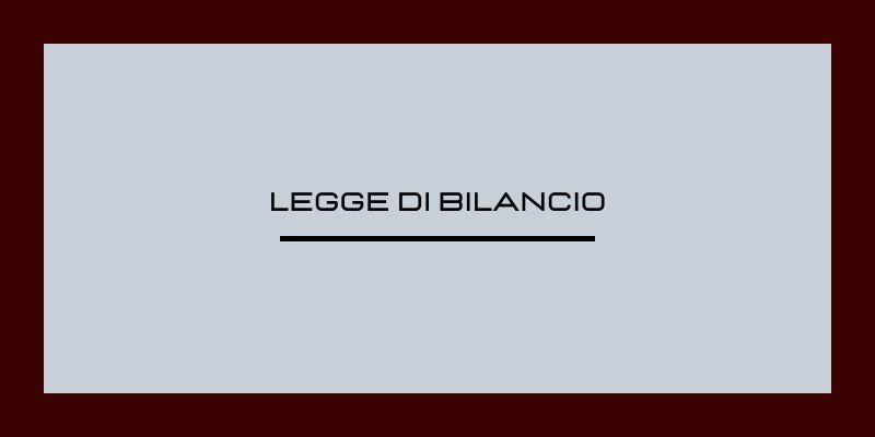 legge di bilancio - redigo