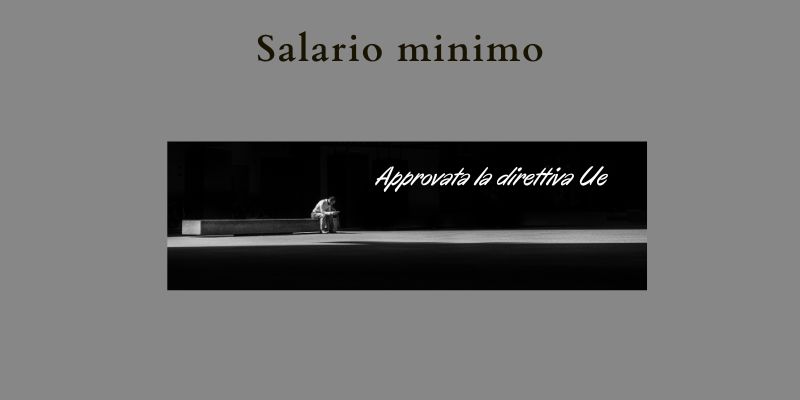 Lavoro - salario minimo - redigo