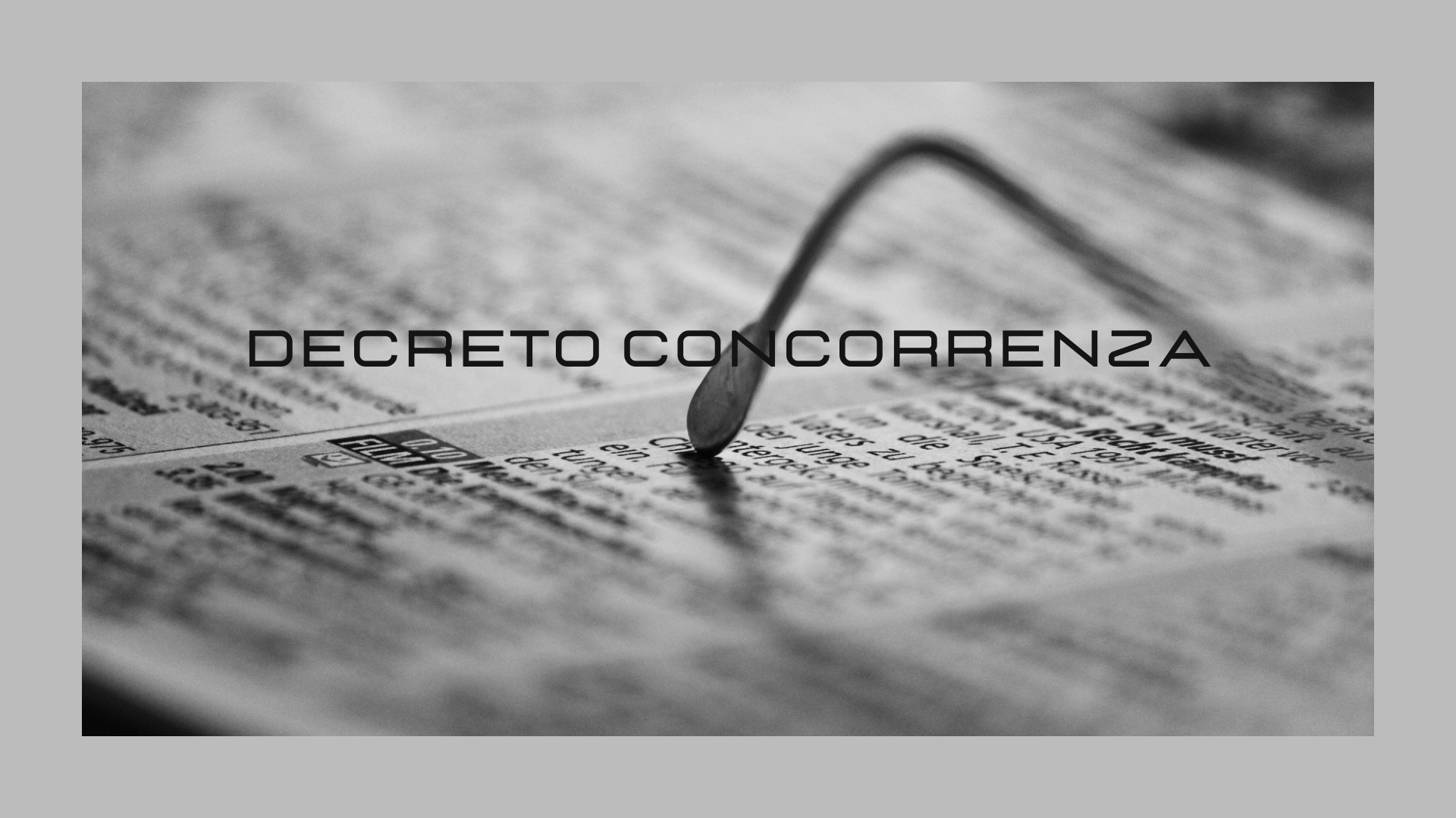 decreto concorrenza - redigo
