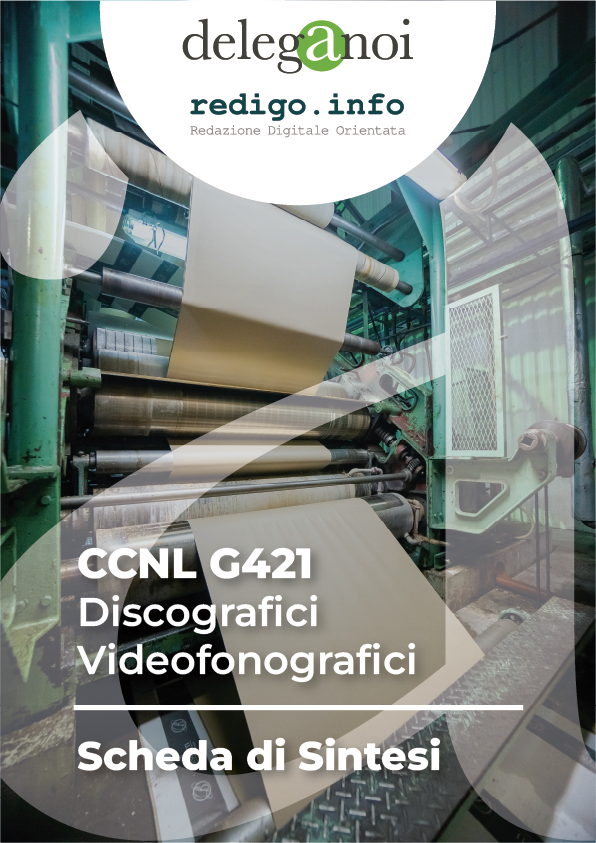 CCNL G421 - Discografici Videofonografici