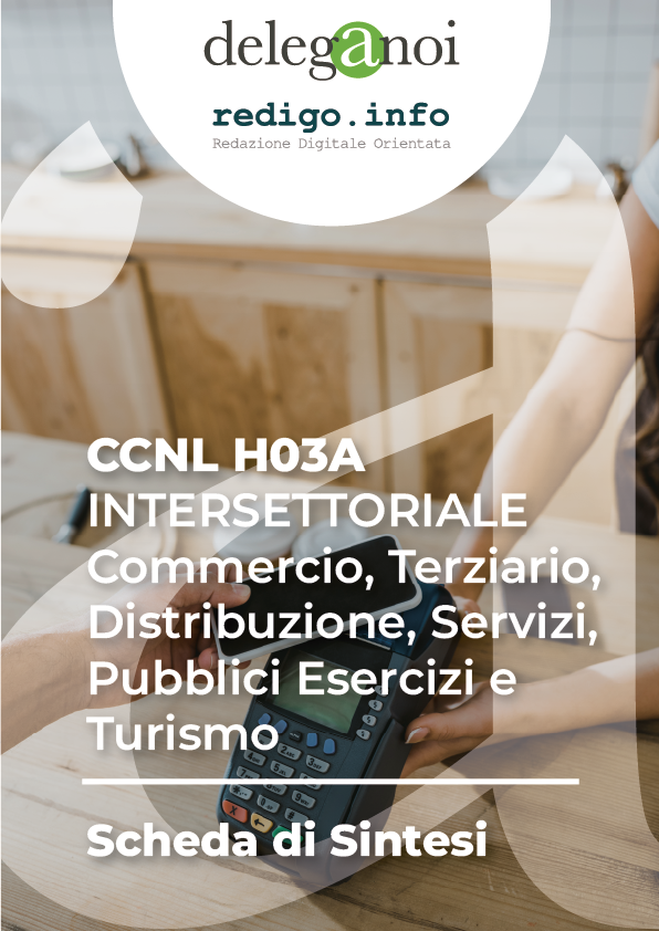 CCNL H03A - INTERSETTORIALE Commercio, Terziario, Distribuzione, Servizi, Pubblici Esercizi e Turismo