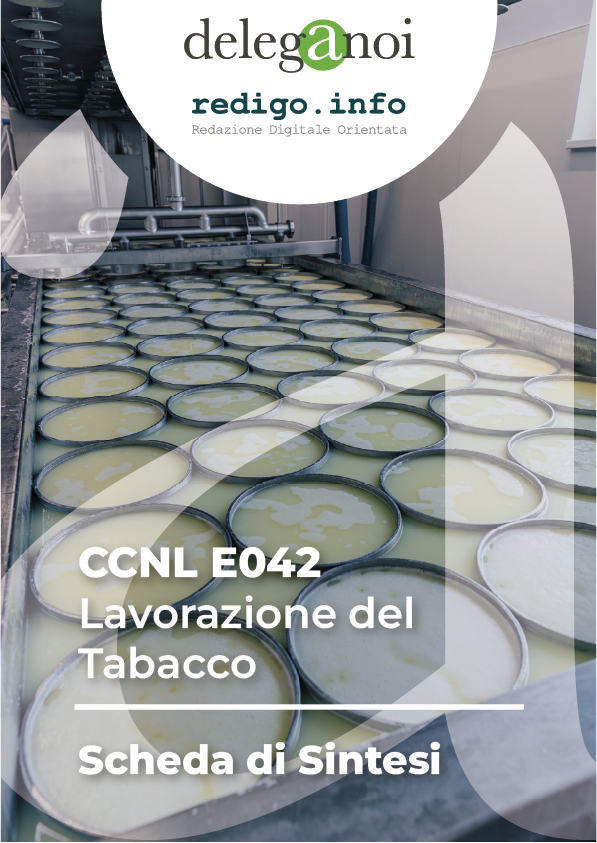 CCNL E042 - Lavorazione del Tabacco