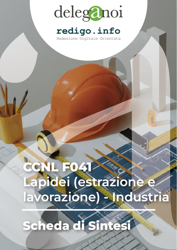CCNL F041 - Lapidei (estrazione e lavorazione) - Industria