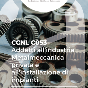 CCNL C053 - Addetti all'industria Metalmeccanica privata e all'installazione impianti
