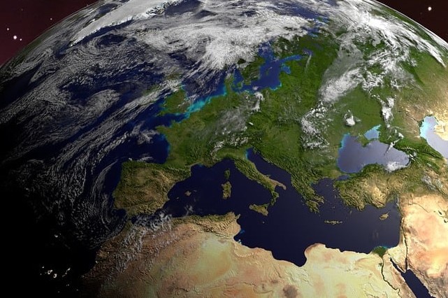 Italia - cartina - globo - terra - redigo